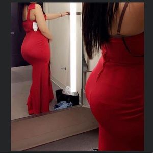Red prom dress